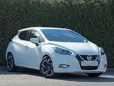 Used Nissan Micra Acenta 92 HP (67 kW) 2022 White Hatchback
