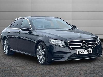 Used Mercedes E350 AMG line 286 HP (210 kW) 2019 Obsidian black Sedan