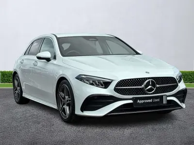 Used Mercedes A200 AMG Line Premium 2023 White Hatchback