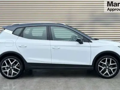 Used Seat Arona XCELLENCE Lux 115 HP (84 kW) 2020 Nevada white magnetic grey SUV