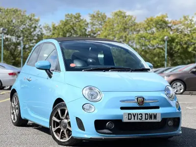 Used Abarth 500C 2013 Blue Cabriolet
