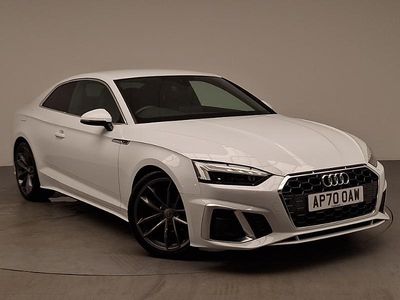 Used Audi A5 S-Line 163 HP (119 kW) 2020 White Coupe