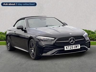 Used Mercedes CLE220 AMG line 197 HP (144 kW) 2025 Black Cabriolet