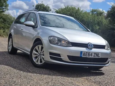 Used VW Golf VII SE 110 HP (80 kW) 2014 Silver Estate