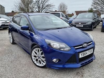 Used Ford Focus Zetec 2014 Blue Hatchback
