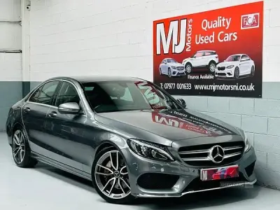 Used Mercedes C250 AMG line 204 HP (150 kW) 2017 Grey Sedan
