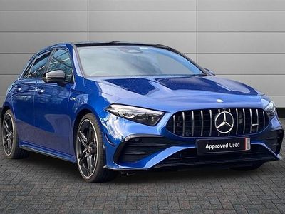Used Mercedes A35 AMG Premium Plus 306 HP (225 kW) 2024 Blue Hatchback