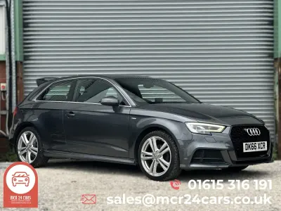 Used Audi A3 S-Line 150 HP (110 kW) 2016 Grey Hatchback