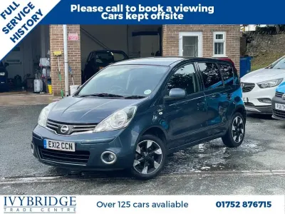 Used Nissan Note N-TEC 110 HP (80 kW) 2012 Blue Hatchback