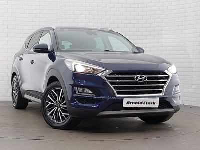 Usado Hyundai Tucson Premium 136 HP (100 kW) 2019 Azul SUV