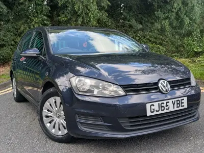 Used VW Golf VII S 2015 Blue Hatchback
