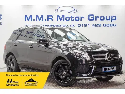 Used Mercedes GLE250 AMG line 204 HP (150 kW) 2016 Black SUV
