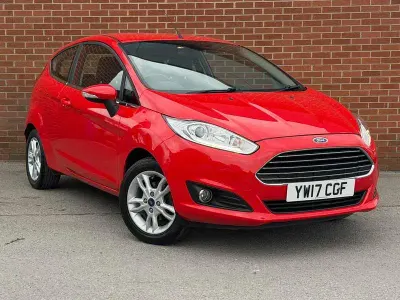 Used Ford Fiesta Zetec 2017 Red Hatchback