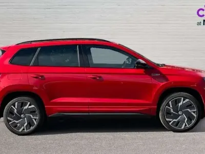 Used Skoda Karoq SportLine 190 HP (139 kW) 2023 Red SUV