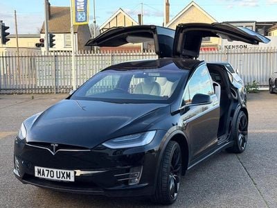 Used Tesla Model X Long Range AWD 397 kW (541 HP) 2020 Black SUV