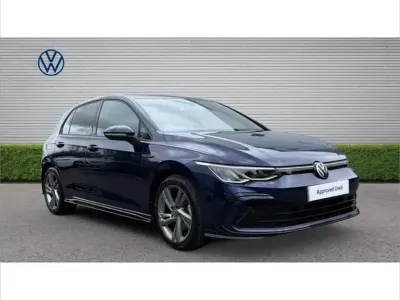 Used VW Golf VIII R-line 150 HP (110 kW) 2023 Blue Hatchback