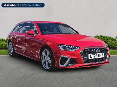 Used Audi A4 S-Line 150 HP (110 kW) 2023 Red Estate