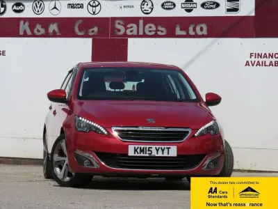 Used Peugeot 308 Allure 130 HP (95 kW) 2015 Red Hatchback