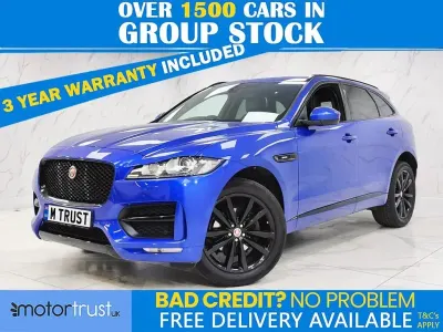 Used Jaguar F-Pace R-Sport 180 HP (132 kW) 2019 Blue SUV