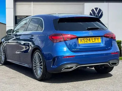 Used Mercedes A200 AMG line 2024 Blue Hatchback