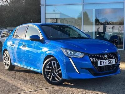 Blue Used 2021 Peugeot 208 Allure Premium Hatchback | £10,895 (Fair price)