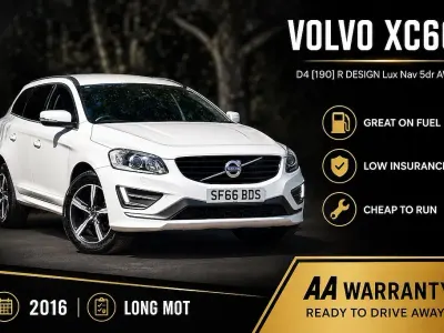 Used Volvo XC60 R-Design 190 HP (139 kW) 2017 White SUV