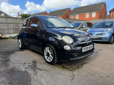Usado Fiat 500 Sport 69 HP (50 kW) 2008 Preto Citadino