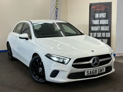 Used Mercedes A180 Executive 116 HP (85 kW) 2018 White Hatchback