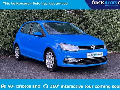 Used VW Polo SE 60 HP (44 kW) 2014 Blue Hatchback