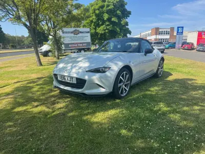 Used Mazda MX5 Inclusive 160 HP (117 kW) 2016 Silver Cabriolet