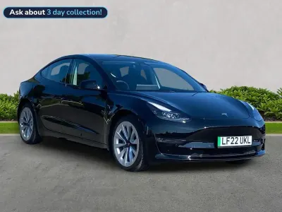 Used Tesla Model 3 Long Range AWD 366 kW (498 HP) 2022 Black Sedan