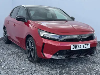 Used Vauxhall Corsa Ultimate 100 HP (73 kW) 2025 Red Hatchback