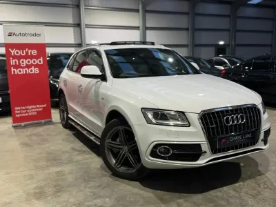 Begagnad Audi Q5 S-line plus 190 HK (139 kW) 2016 Vit SUV