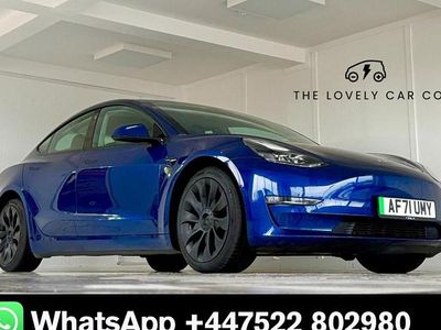 Blue Used 2021 Tesla Model 3 Sedan | £18,290 (Fair price)