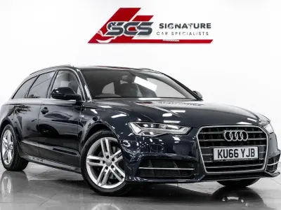 Used Audi A6 S-Line 190 HP (139 kW) 2016 Blue Estate