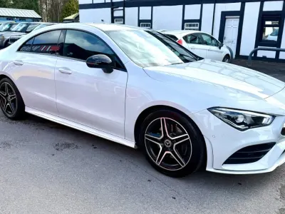 Begagnad Mercedes CLA200 Executive 163 HK (119 kW) 2023 Vit Sportkupé