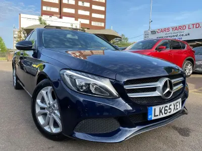Używany Mercedes C200 Premium 2015 Niebieski Sedan/Limuzyna