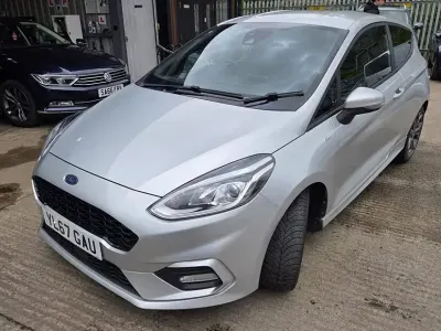 Used Ford Fiesta ST-Line 125 HP (91 kW) 2018 Silver Hatchback