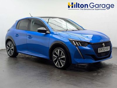 Used Peugeot e-208 GT-line 2020 Blue Hatchback