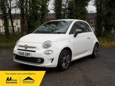 Used Fiat 500 S 69 HP (50 kW) 2016 White Hatchback