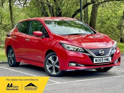Usado Nissan Leaf 160 kW (218 HP) 2019 Vermelho Citadino
