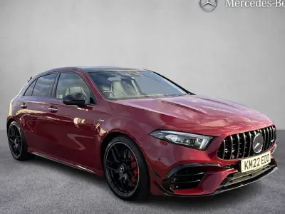 Used Mercedes A45 AMG AMG 421 HP (309 kW) 2022 Red Hatchback