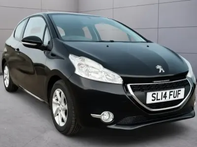 Used Peugeot 208 Active 82 HP (60 kW) 2014 Black Hatchback