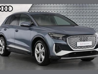 Blue Used 2024 Audi Q4 e-tron S-Line SUV | £30,990 (Good price)
