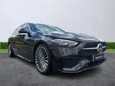 Used Mercedes C300e AMG Line Premium 2024 Black Estate