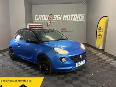 Used Vauxhall Adam S 70 HP (51 kW) 2017 Blue Hatchback