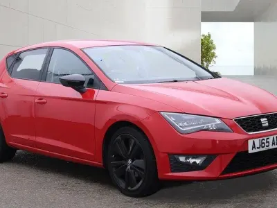 Used Seat Leon FR 125 HP (91 kW) 2015 Red Hatchback