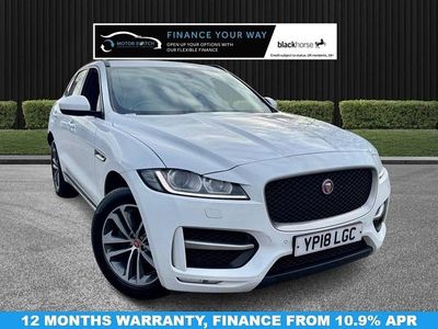White Used 2018 Jaguar F-Pace R-Sport SUV | £17,895 (Fair price)