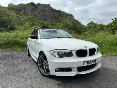 Used BMW 120 Cabriolet Sport Line 2013 White Cabriolet