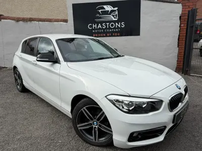 Używany BMW 118 Sport Line 2017 Biały Hatchback